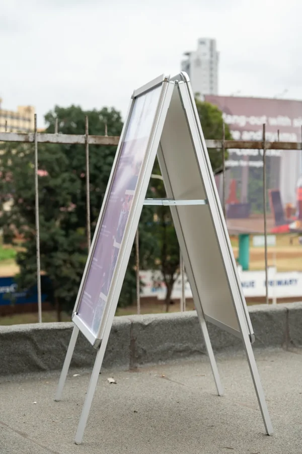 A-Frames A1 Size Double-Sided Sidewalk Display Nairobi Call WhatsApp 0119383838 Credible Point