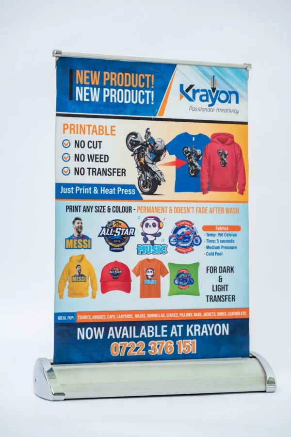 A3 & A4 Table Banners Desktop Display Reception Areas Nairobi Call WhatsApp 0119383838 Credible Point