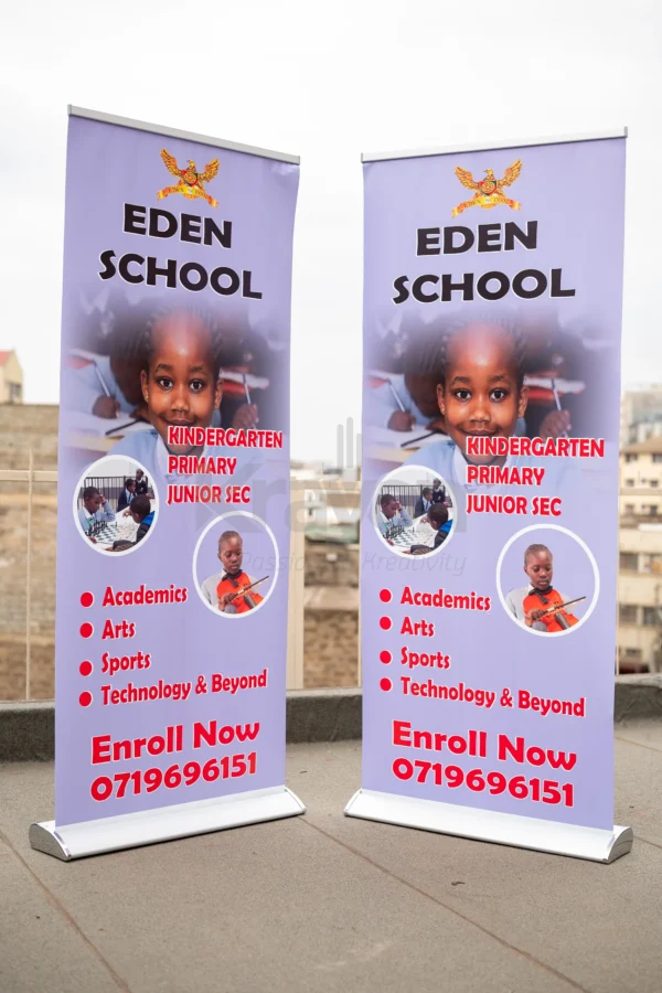 Broad Base Rollup Banner 5kg 4kg Heavy-Duty Pull Up Stand Nairobi Call WhatsApp 0119383838 Credible Point