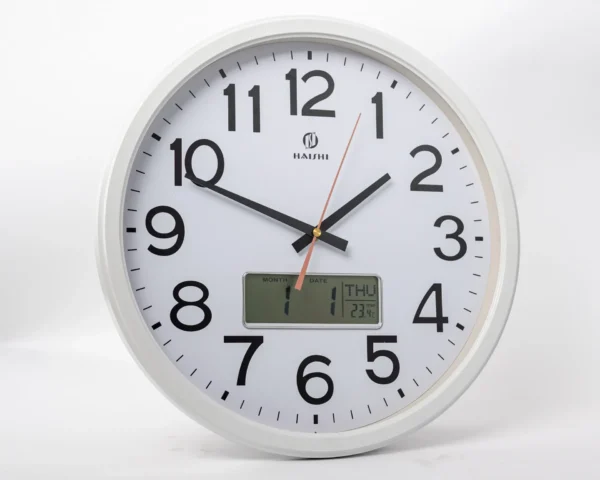 White Digital Wall Clocks | Call / WhatsApp 0119383838 | Credible Point