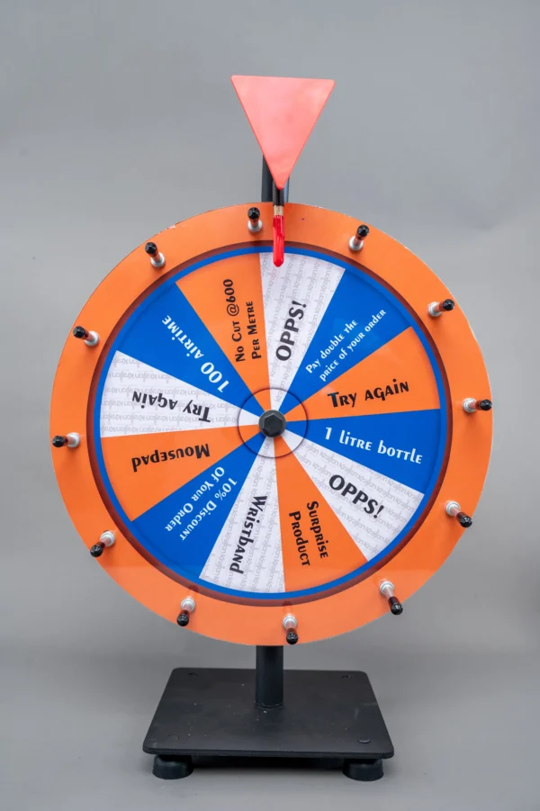 Desktop Spin Wheel 30cm Diameter Plain Branded Nairobi Call WhatsApp 0119383838 Credible Point