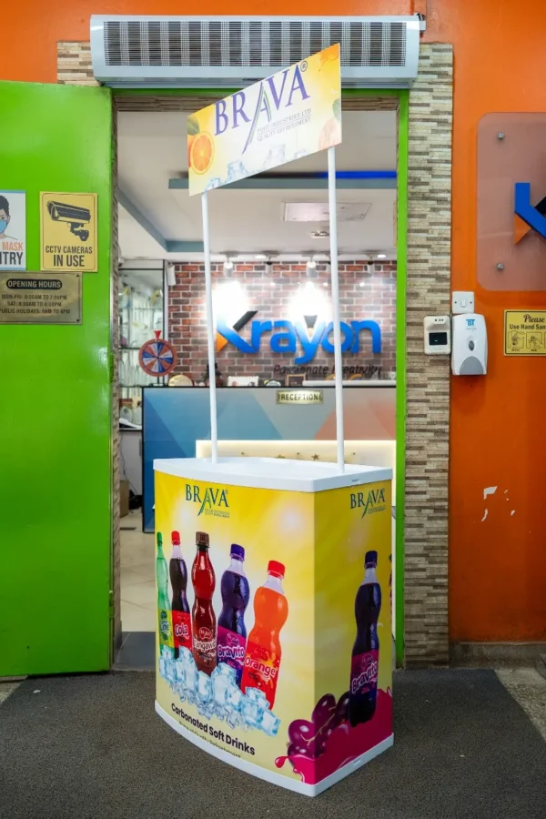 Promotional Exhibition Booth Kiosk 80x183cm Portable Display Nairobi Call WhatsApp 0119383838 Credible Point
