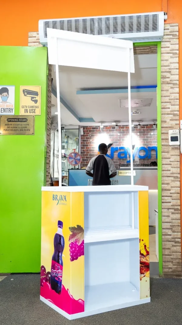 Promotional Exhibition Booth Kiosk 80x183cm Portable Display Nairobi Call WhatsApp 0119383838 Credible Point
