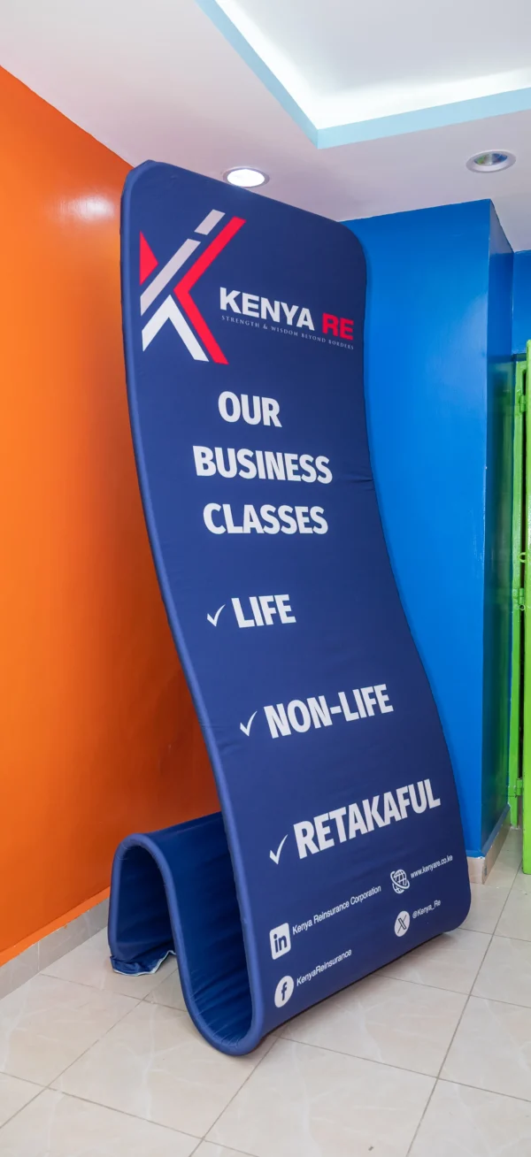 S-Stand Banners 97x205cm Curved Fabric Display Stand Nairobi Call WhatsApp 0119383838 Credible Point