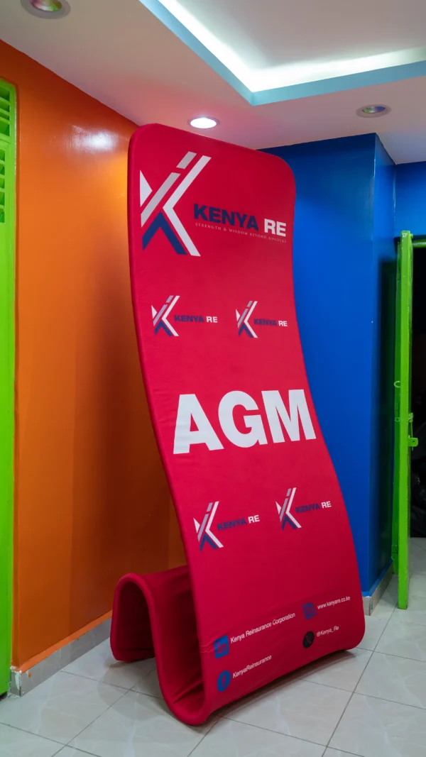 S-Stand Banners 97x205cm Curved Fabric Display Stand Nairobi Call WhatsApp 0119383838 Credible Point