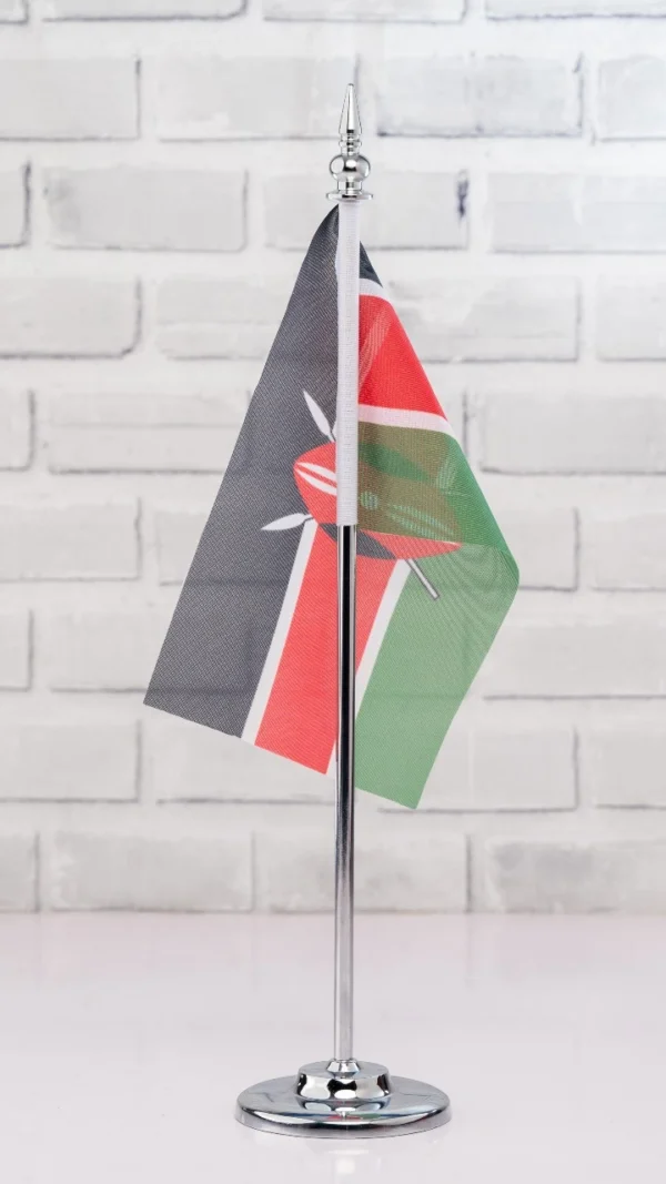 Single Table Flag Pole A3 Size Lightweight Heavy Gold Silver Nairobi | Call / WhatsApp 0119383838 | Credible Point