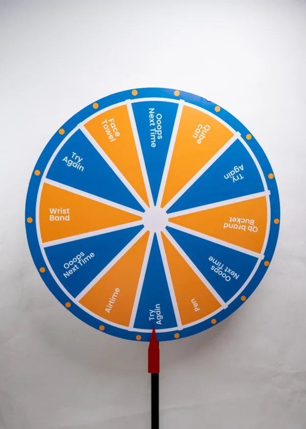 Spin Wheel 0.5M High 90CM Diameter Stand Only Branded Nairobi Call WhatsApp 0119383838 Credible Point