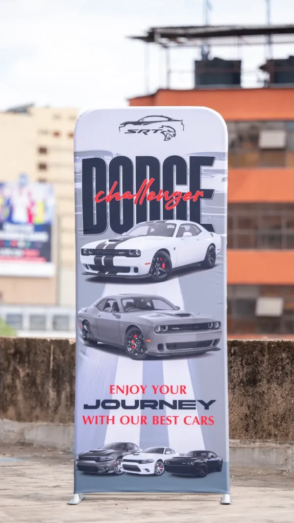 Tension Banner Slim Base 200x80cm Fabric Display Nairobi Call WhatsApp 0119383838 Credible Point
