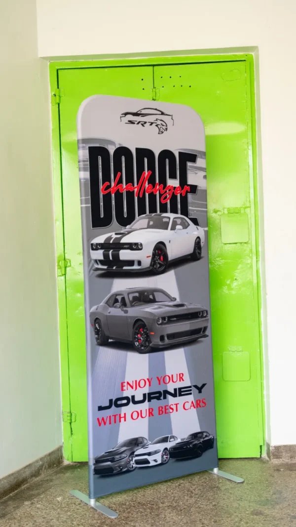Tension Banner Slim Base 200x80cm Fabric Display Nairobi Call WhatsApp 0119383838 Credible Point