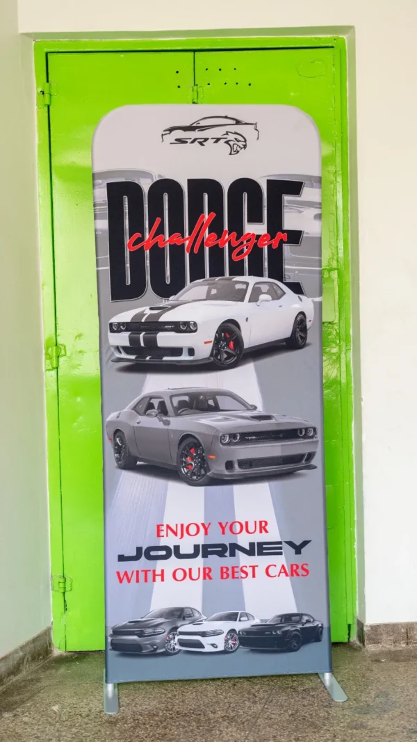 Tension Banner Slim Base 200x80cm Fabric Display Nairobi Call WhatsApp 0119383838 Credible Point