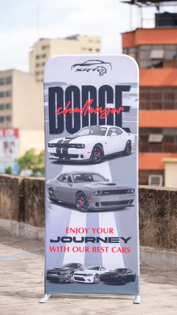 Tension Banner Slim Base 200x80cm Fabric Display Nairobi Call WhatsApp 0119383838 Credible Point