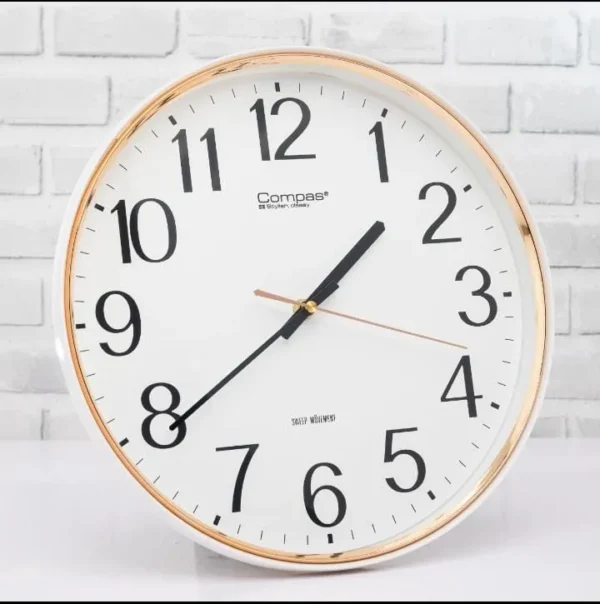 Gold 30cm Round Wall Clocks | Call / WhatsApp 0119383838 | Credible Point