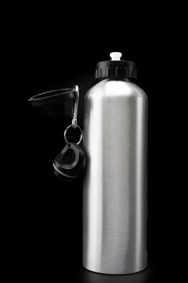 600ml Silver Double Lid Aluminium Bottle Two Interchangeable Lids Nairobi Call WhatsApp 0119383838 Credible Point