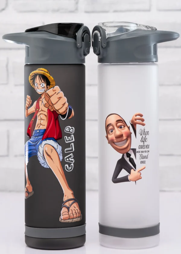 850ml Plastic Water Bottles Matte Blue Grey Flip-Top Spout Nairobi | Call / WhatsApp 0119383838 | Credible Point