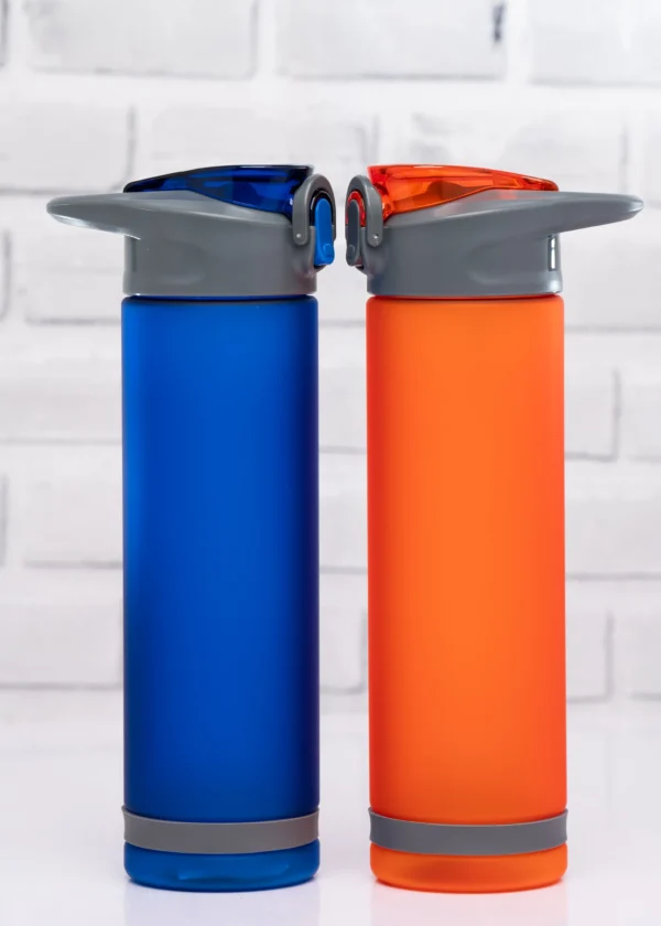 850ml Plastic Water Bottles Matte Blue Grey Flip-Top Spout Nairobi | Call / WhatsApp 0119383838 | Credible Point