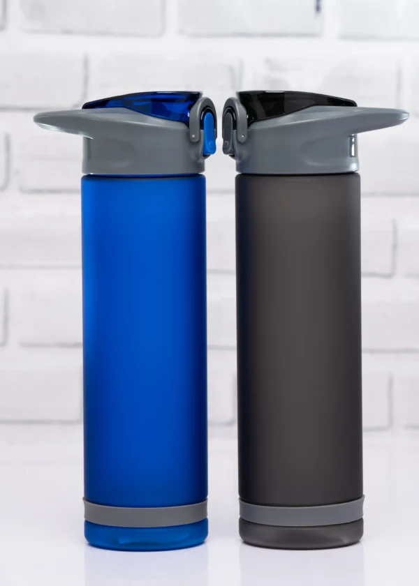 850ml Plastic Water Bottles Matte Blue Grey Flip-Top Spout Nairobi | Call / WhatsApp 0119383838 | Credible Point