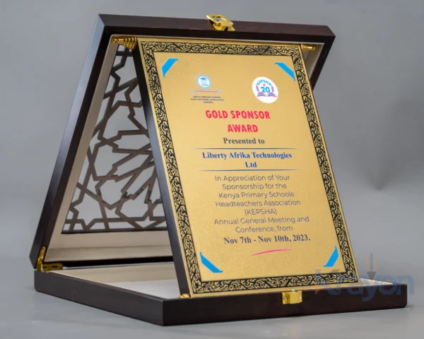 Butterfly Awards A4 Size Symbolic Transformation Trophy Nairobi | Call / WhatsApp 0119383838 | Credible Point