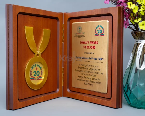 Booklet Wooden Awards Narrative Recognition Large Print Area Nairobi | Call / WhatsApp 0119383838 | Credible Point