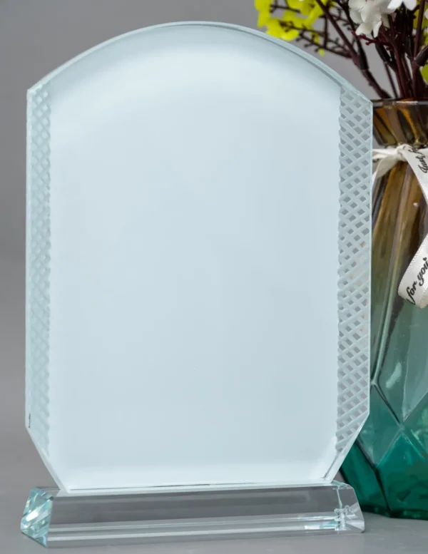 Dome Award Textured Sides Clear Glass Base Standing Trophy Nairobi Call WhatsApp 0119383838 Credible Point