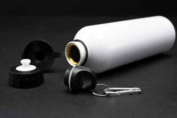 Double Lid Aluminium Bottles