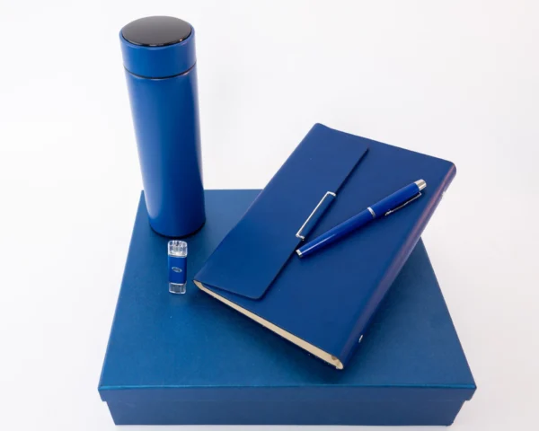 Affordable Blue Gift Set Notebook Pen Flask USB Nairobi | Call / WhatsApp 0119383838 | Credible Point