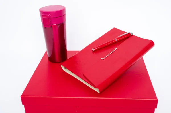 Red Gift Set Notebook Pen Tumbler Nairobi | Call / WhatsApp 0119383838 | Credible Point
