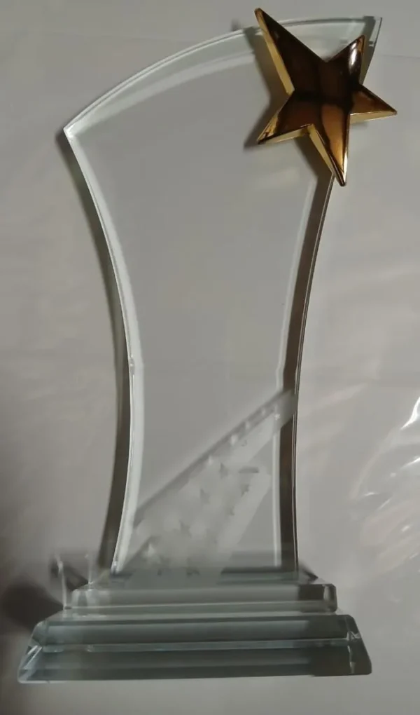 Gold Star Crystal Award Trophy 24cm Elegant Spiral Nairobi Call WhatsApp 0119383838 Credible Point