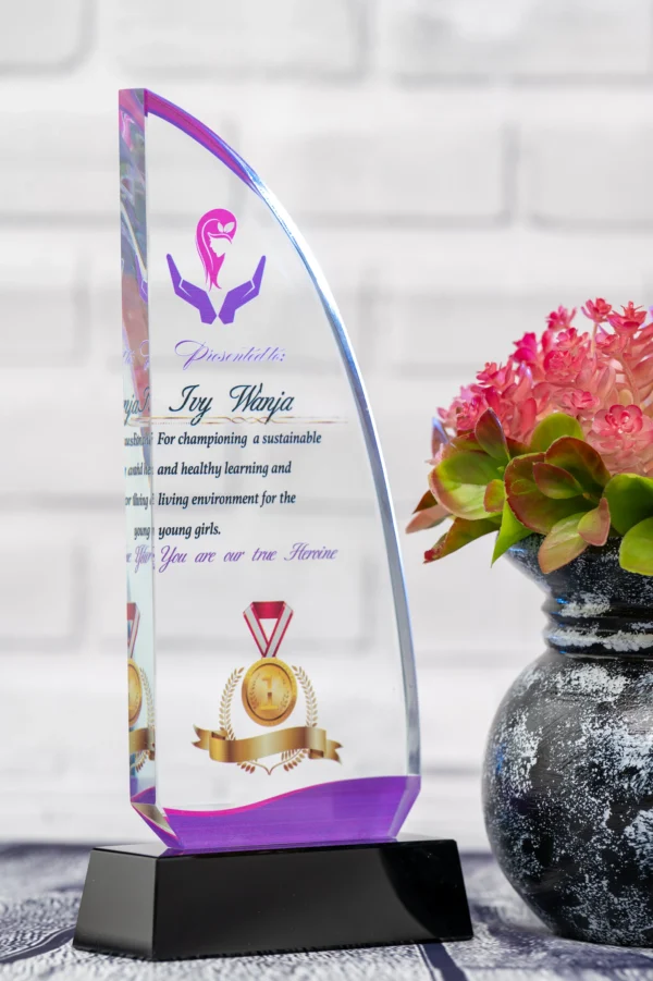 Long Glass Curved Executive Awards 25cm Premium Clear Nairobi Call WhatsApp 0119383838 Credible Point