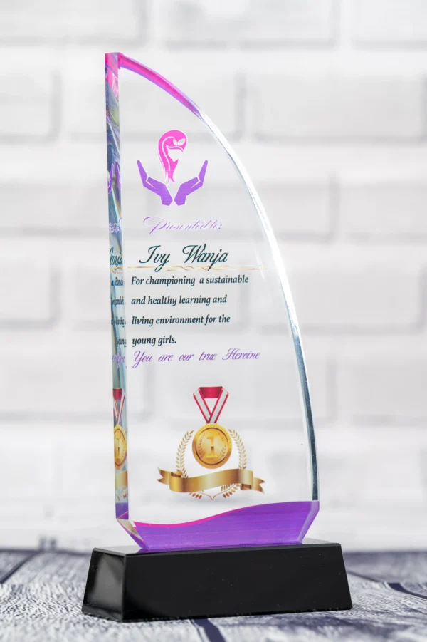 Long Glass Curved Executive Awards 25cm Premium Clear Nairobi Call WhatsApp 0119383838 Credible Point