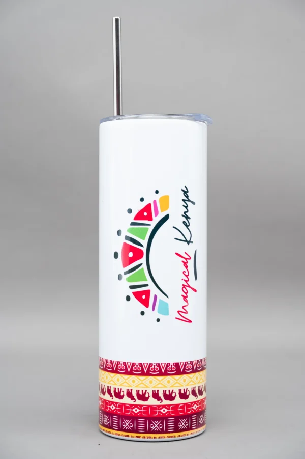 Long Tumblers 650ml Sublimation White Black Nairobi | Call / WhatsApp 0119383838 | Credible Point