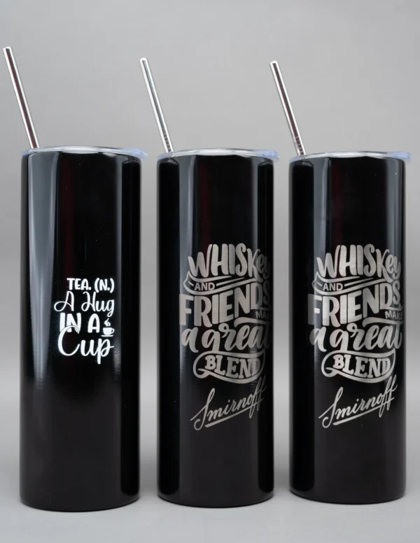 Long Tumblers 650ml Sublimation White Black Nairobi Call WhatsApp 0119383838 Credible Point