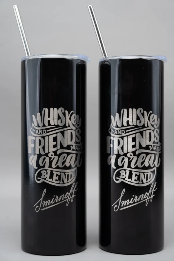 Long Tumblers 650ml Sublimation White Black Nairobi | Call / WhatsApp 0119383838 | Credible Point