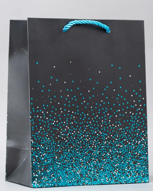Black Cyan Blue Confetti Dot Gift Bags A3 to A6 Nairobi | Call / WhatsApp 0119383838 | Credible Point