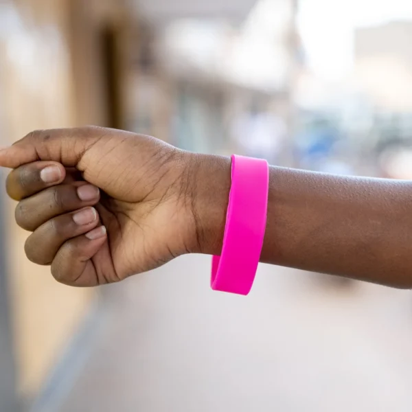 Pink Thick Wristbands 9 Colors Silicone Nairobi | Call / WhatsApp 0119383838 | Credible Point