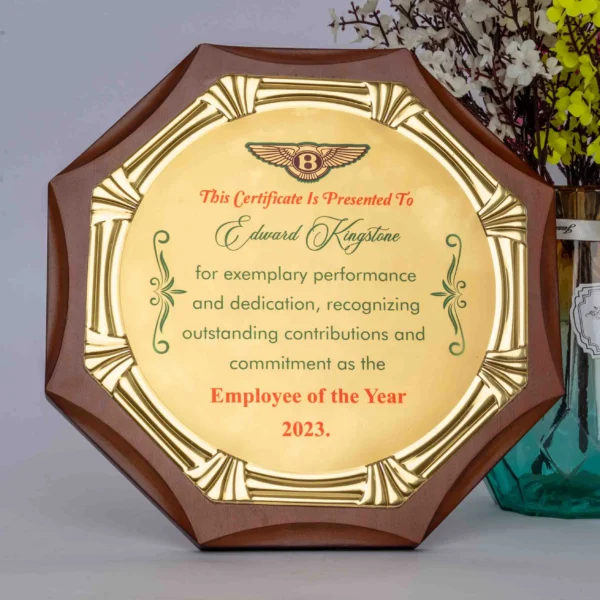 Octagon Wooden Awards Gold Silver Eight-Sided Nairobi Call WhatsApp 0119383838 Credible Point