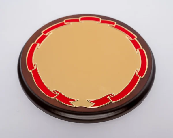 Patterned Circular Wooden Awards Gold Red Border Nairobi | Call / WhatsApp 0119383838 | Credible Point