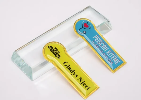 Round Corner Nametags Modern Professional Nairobi | Call / WhatsApp 0119383838 | Credible Point