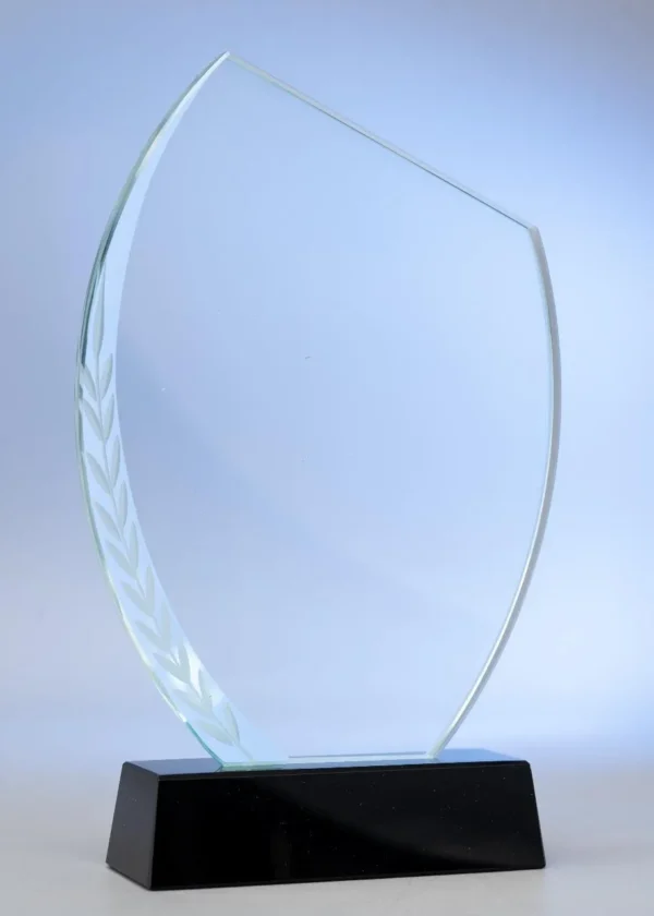 Slashed Award with Black Base 23x15cm Angled Cut Glass Nairobi Call WhatsApp 0119383838 Credible Point