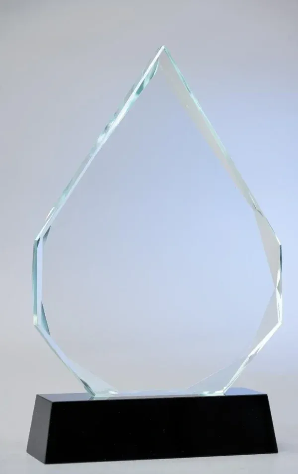 Teardrop Crystal Award 23cm 20cm Sharp Beveled Glass Nairobi | Call / WhatsApp 0119383838 | Credible Point