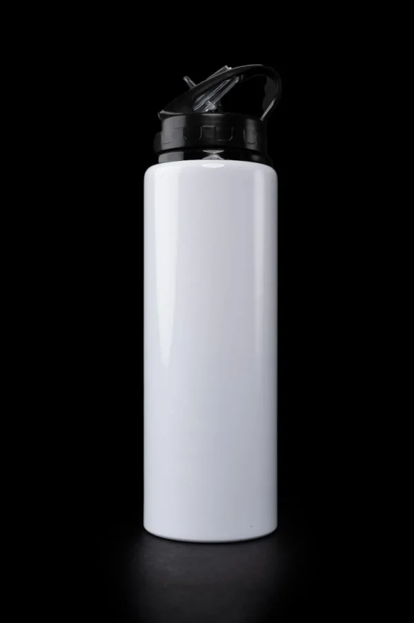 White Aluminium Water Bottles 700ml 750ml Eco-Friendly Promotional Nairobi | Call / WhatsApp 0119383838 | Credible Point