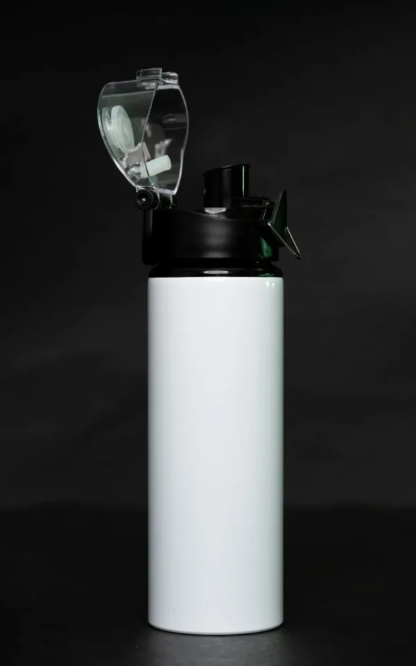 White Aluminium Water Bottles 700ml 750ml Eco-Friendly Promotional Nairobi | Call / WhatsApp 0119383838 | Credible Point