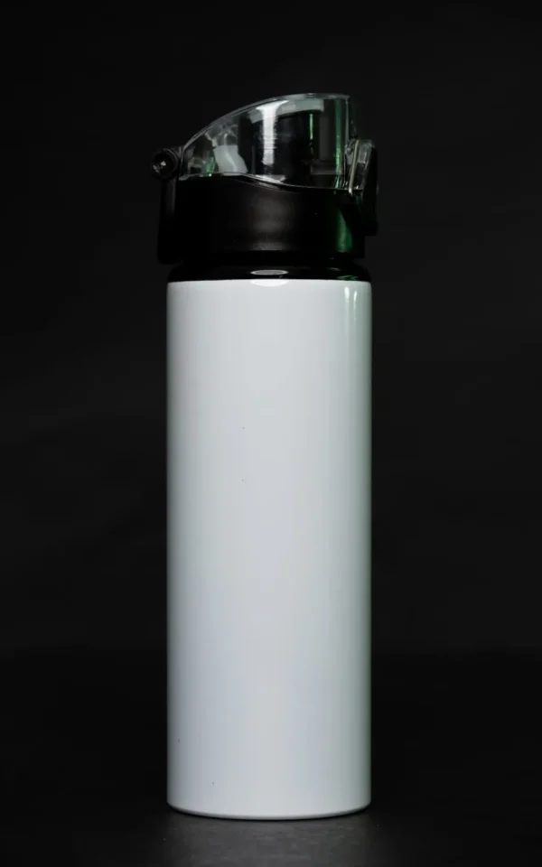 White Aluminium Water Bottles 700ml 750ml Eco-Friendly Promotional Nairobi | Call / WhatsApp 0119383838 | Credible Point