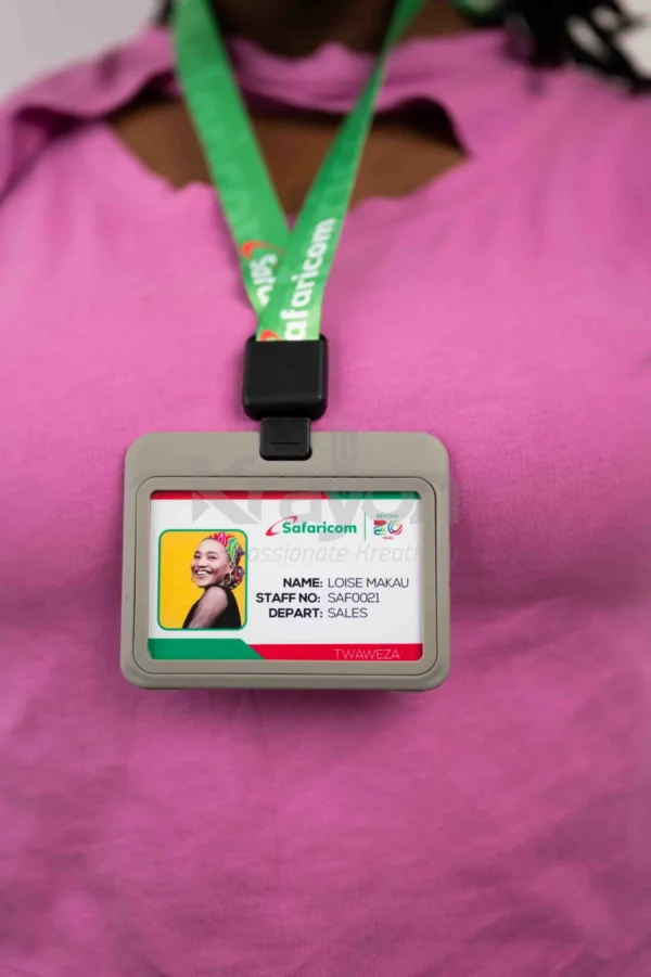 Affordable Double-Sided Printed Job ID Card with Printed Lanyard & Yo-Yo Nairobi | Call / WhatsApp 0119383838 | Credible Point