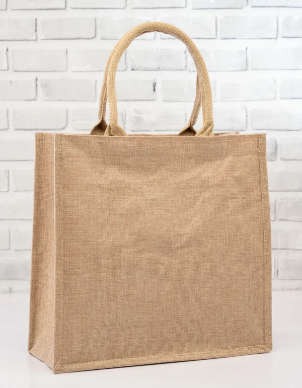 A3 Rough Jute Bags with Zip – Eco-Friendly Tote with Secure Zip Closure Nairobi KSh 550 Credible Point