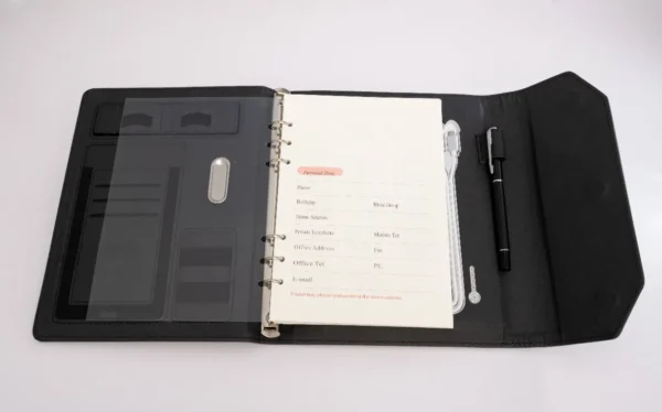 Executive Notebook Powerbank 8000mAh – Premium Leather Organizer with Built-in Charger Nairobi KSh 4,000 Credible Point