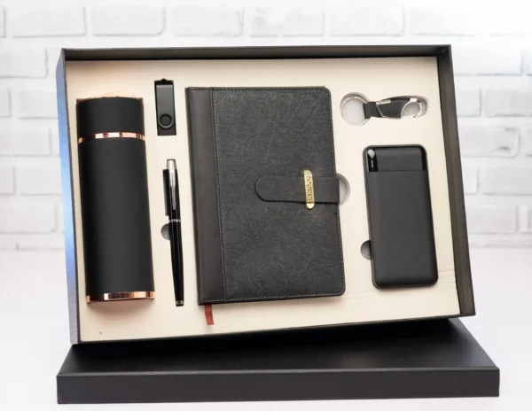 6-in-1 Executive Gift Set Flask Pen USB Powerbank Notebook Keyholder Nairobi | Call / WhatsApp 0119383838 | Credible Point