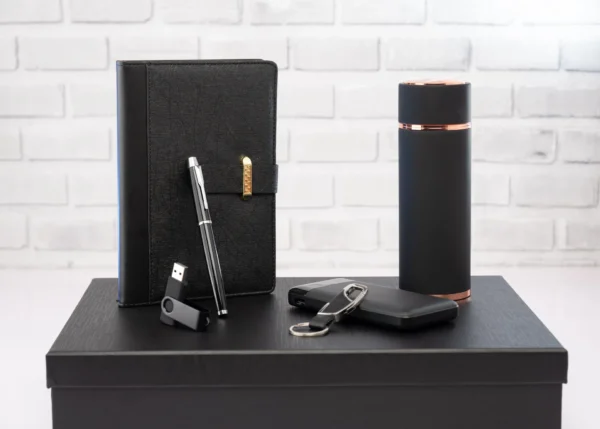 6-in-1 Executive Gift Set Flask Pen USB Powerbank Notebook Keyholder Nairobi | Call / WhatsApp 0119383838 | Credible Point