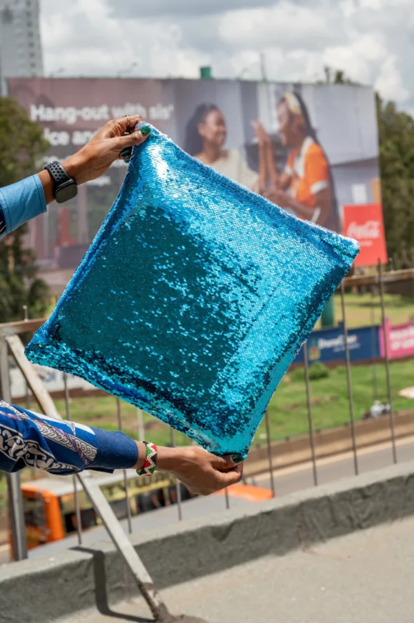 Green Affordable Sequin Pillow Cases Nairobi | Call / WhatsApp 0119383838 | Credible Point