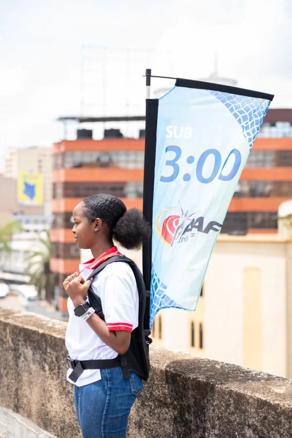 Backpack Telescopic Flag System Portable Walking Billboard Nairobi | Call / WhatsApp 0119383838 | Credible Point