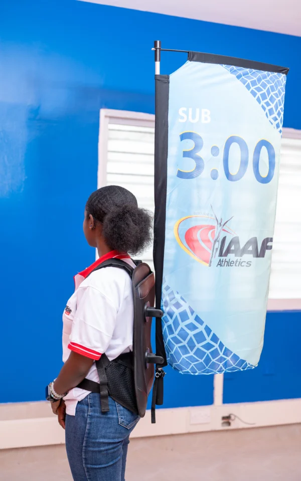 Backpack Telescopic Flag System Portable Walking Billboard Nairobi | Call / WhatsApp 0119383838 | Credible Point